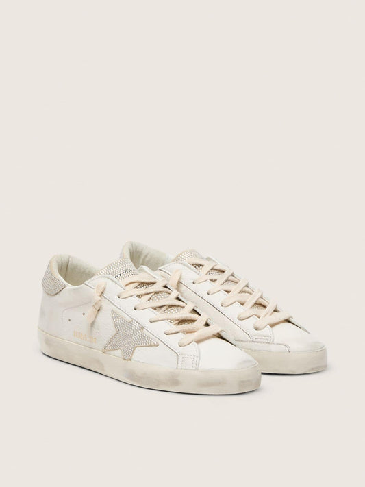 Women’s Super-Star in nappa leather with Swarovski crystal star and heel tab