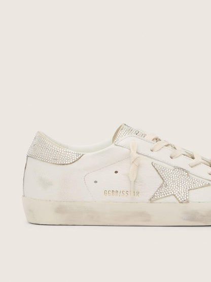 Women’s Super-Star in nappa leather with Swarovski crystal star and heel tab