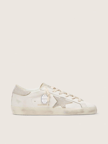 Women’s Super-Star in nappa leather with Swarovski crystal star and heel tab