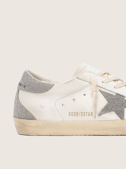 Women’s Super-Star with silver Swarovski crystal star and heel tab