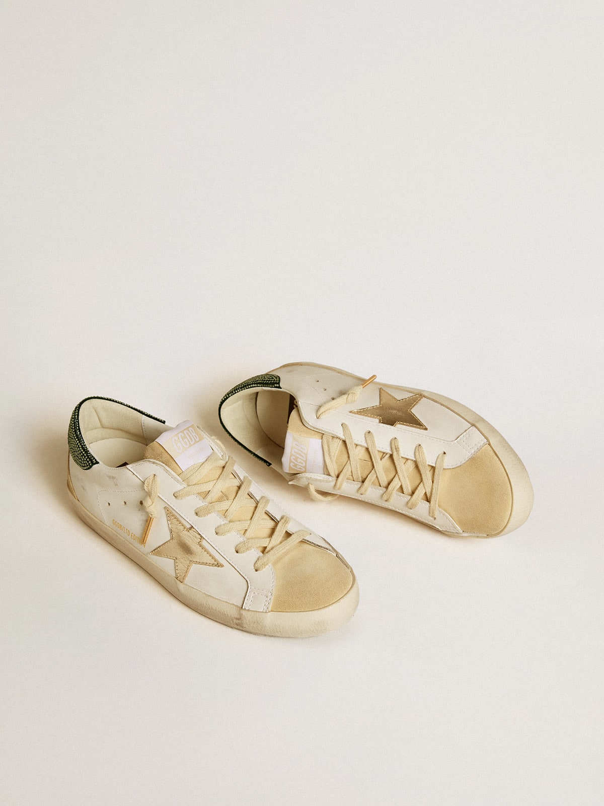 Women’s Super-Star LTD with leather star and Swarovski crystals heel tab