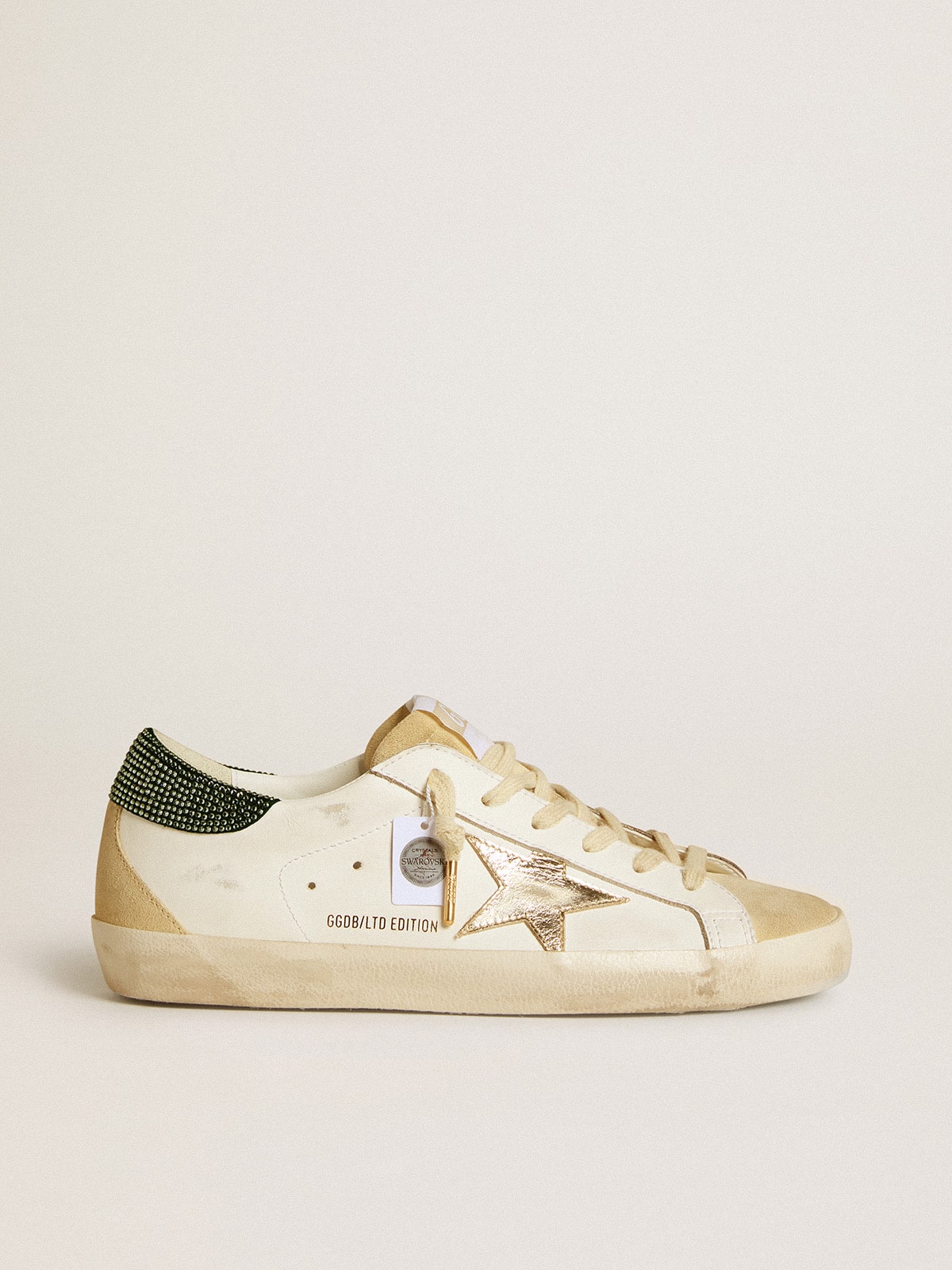 Women’s Super-Star LTD with leather star and Swarovski crystals heel tab