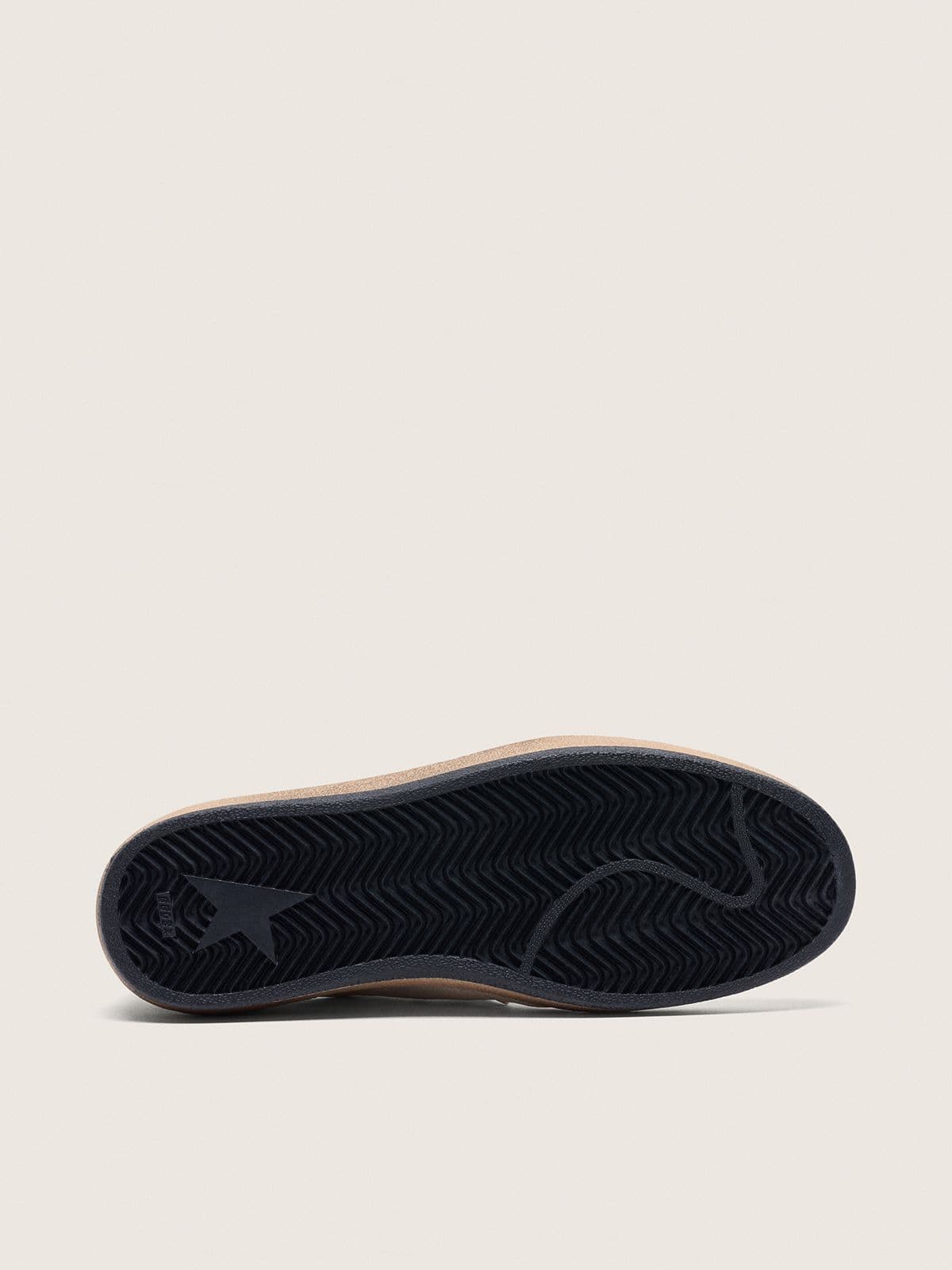 Women's Ball Star in nappa with black star and black heel tab
