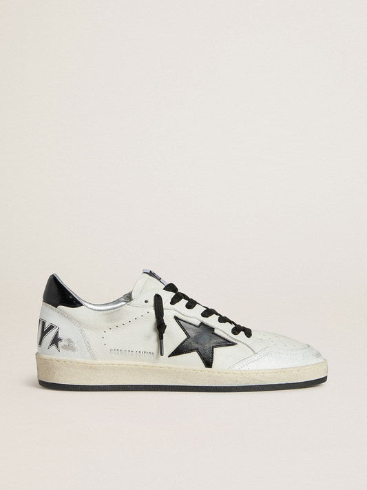 Women's Ball Star Wishes in nappa with black naplak star and heel tab