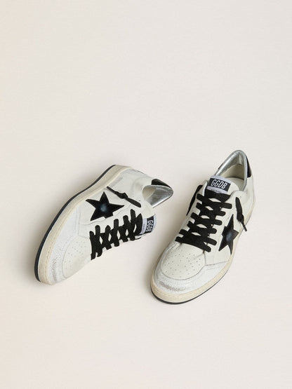 Women's Ball Star Wishes in nappa with black naplak star and heel tab