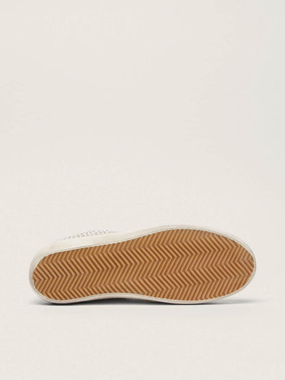 Super-Star in nubuck with Swarovski crystals and ice-gray suede star