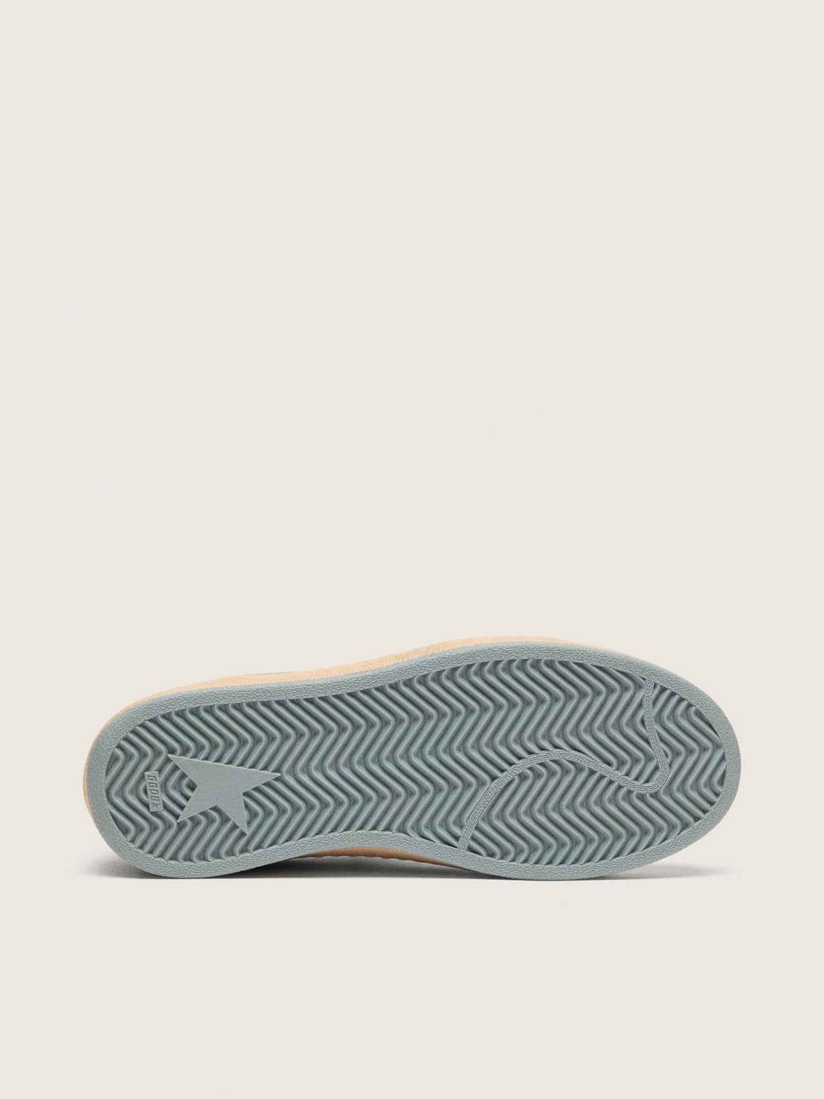 Women’s Ball Star in light blue suede with white star