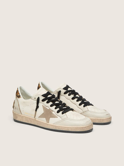 Women's Ball Star Wishes with suede star and leopard-print pony skin heel tab