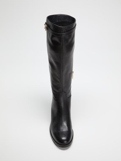 Zoro Leather Riding Boots