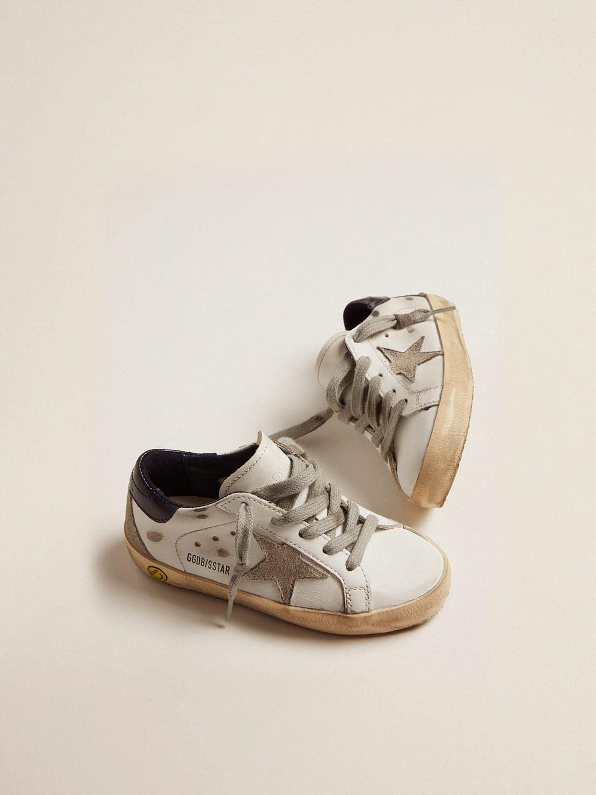 Super-Star Young with suede star