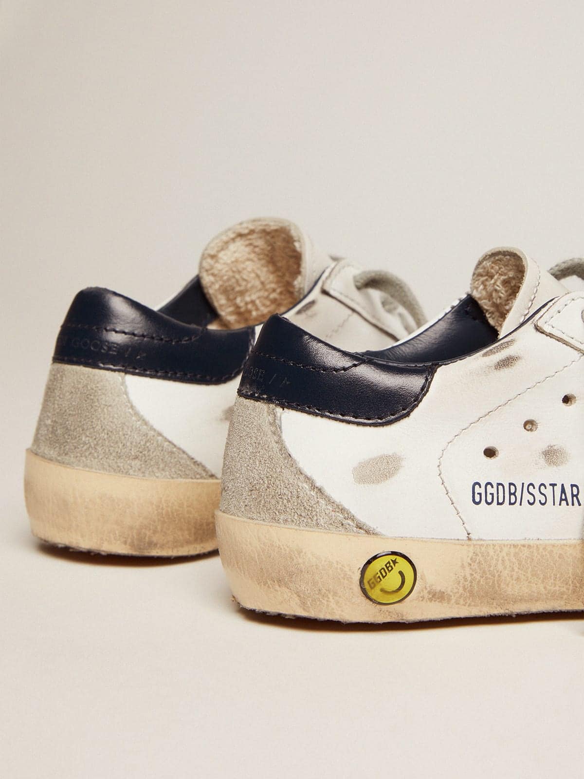 Super-Star Young with suede star