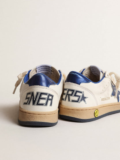 Young Ball Star with blue metallic leather star and heel tab
