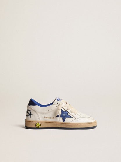 Young Ball Star with blue metallic leather star and heel tab