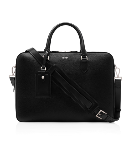Grain Leather Elliot Large Briefcase