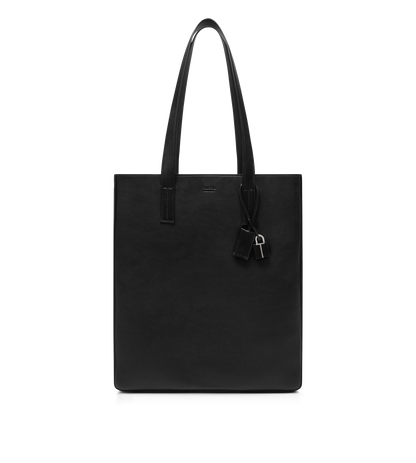 Natural Leather North South Tote