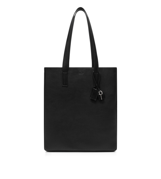 Natural Leather North South Tote