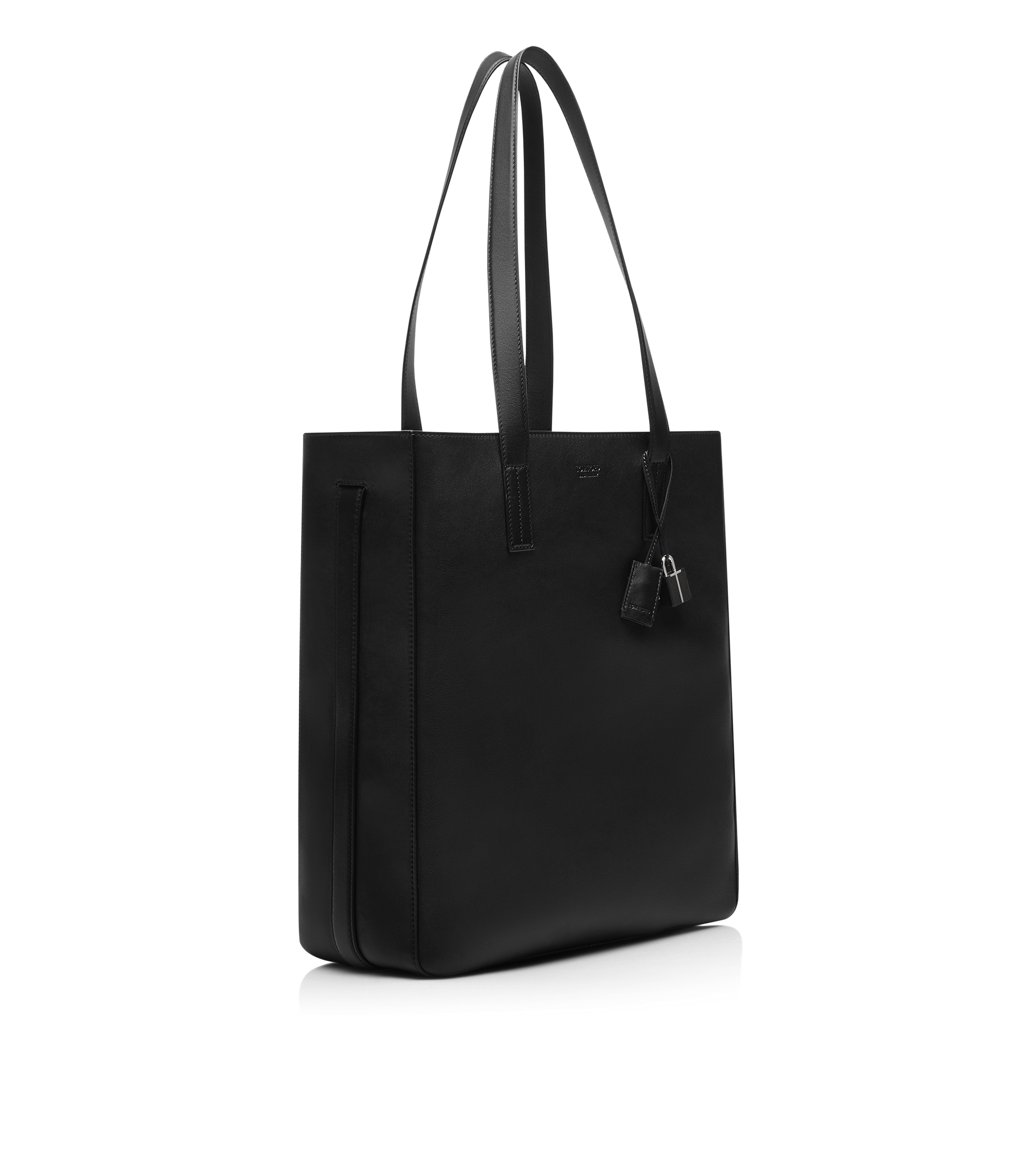 Natural Leather North South Tote