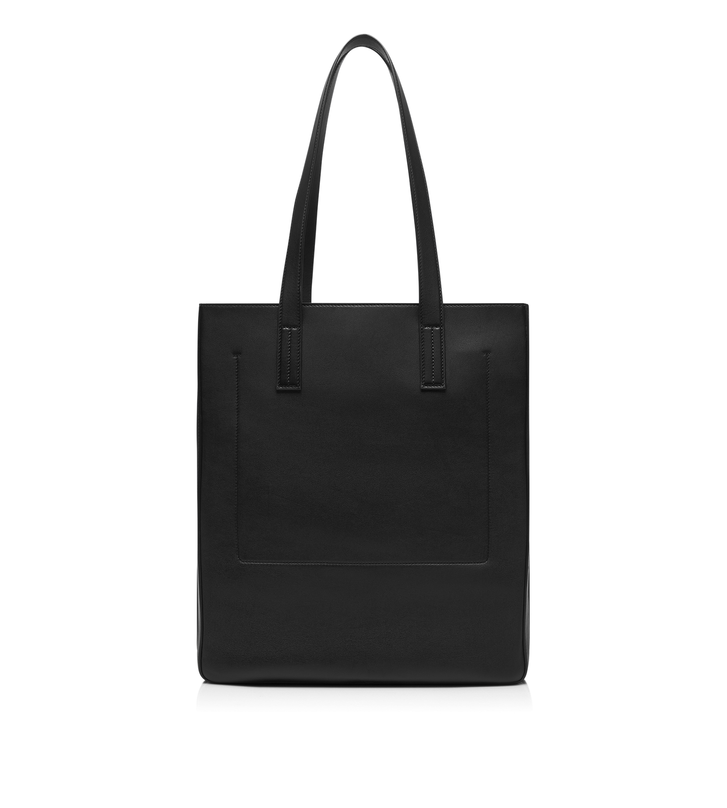 Natural Leather North South Tote