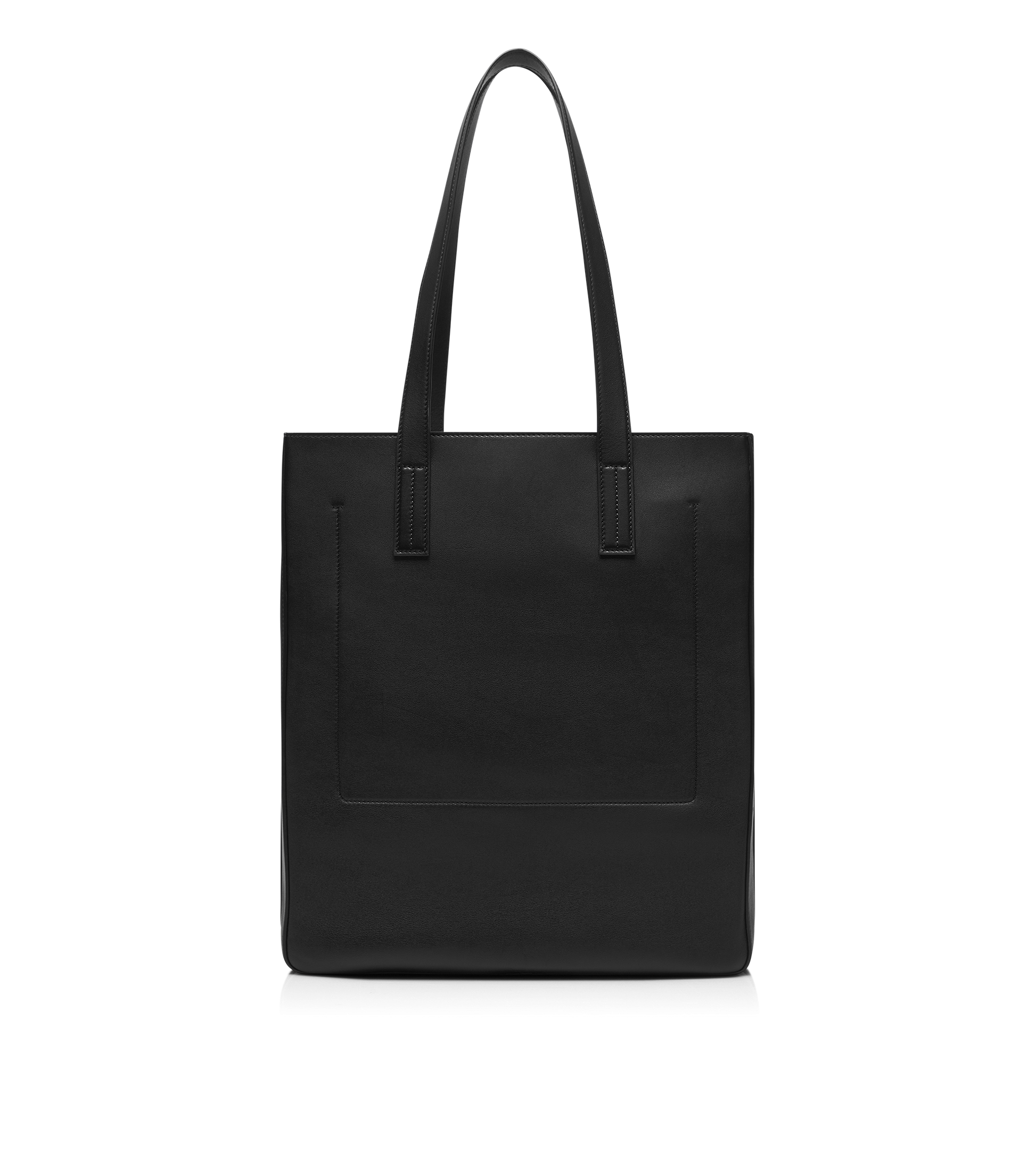 Natural Leather North South Tote