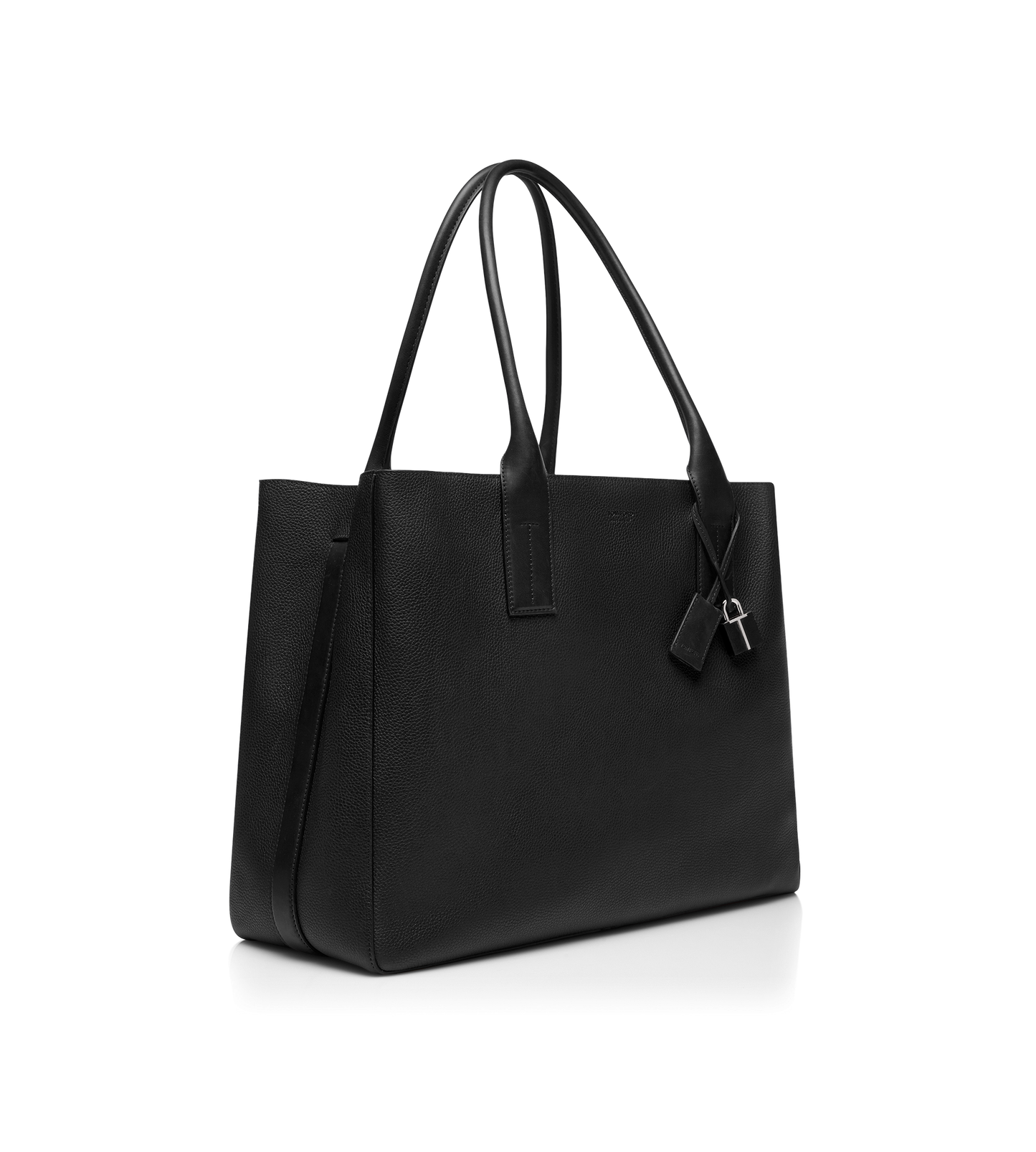 Grain Leather T-Line East-West Tote