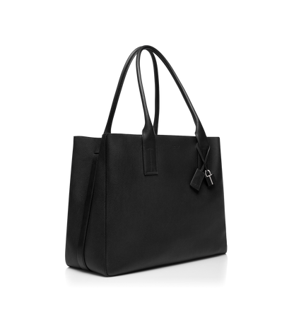 Grain Leather T-Line East-West Tote