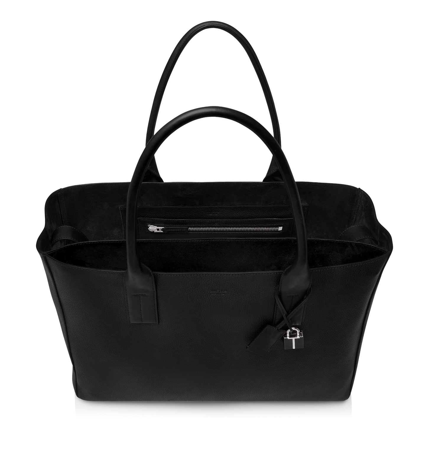 Grain Leather T-Line East-West Tote