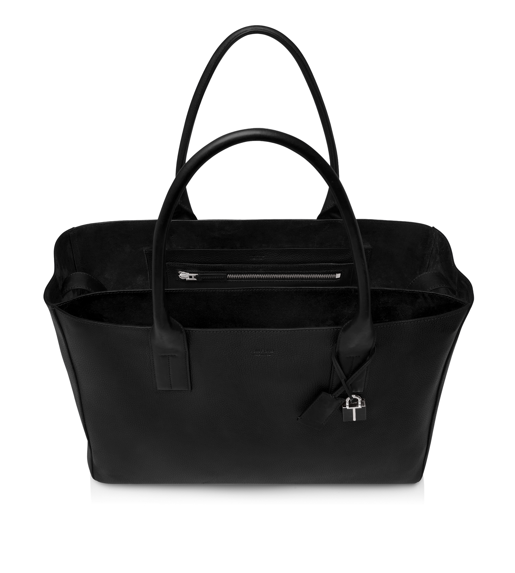 Grain Leather T-Line East-West Tote