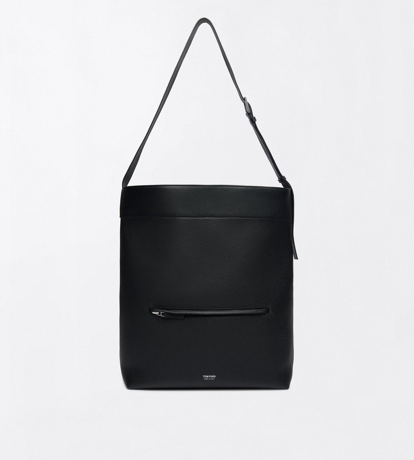 Grain Leather Soft Line Bucket Bag