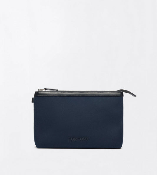 Small Canvas Pouch With Wristlet