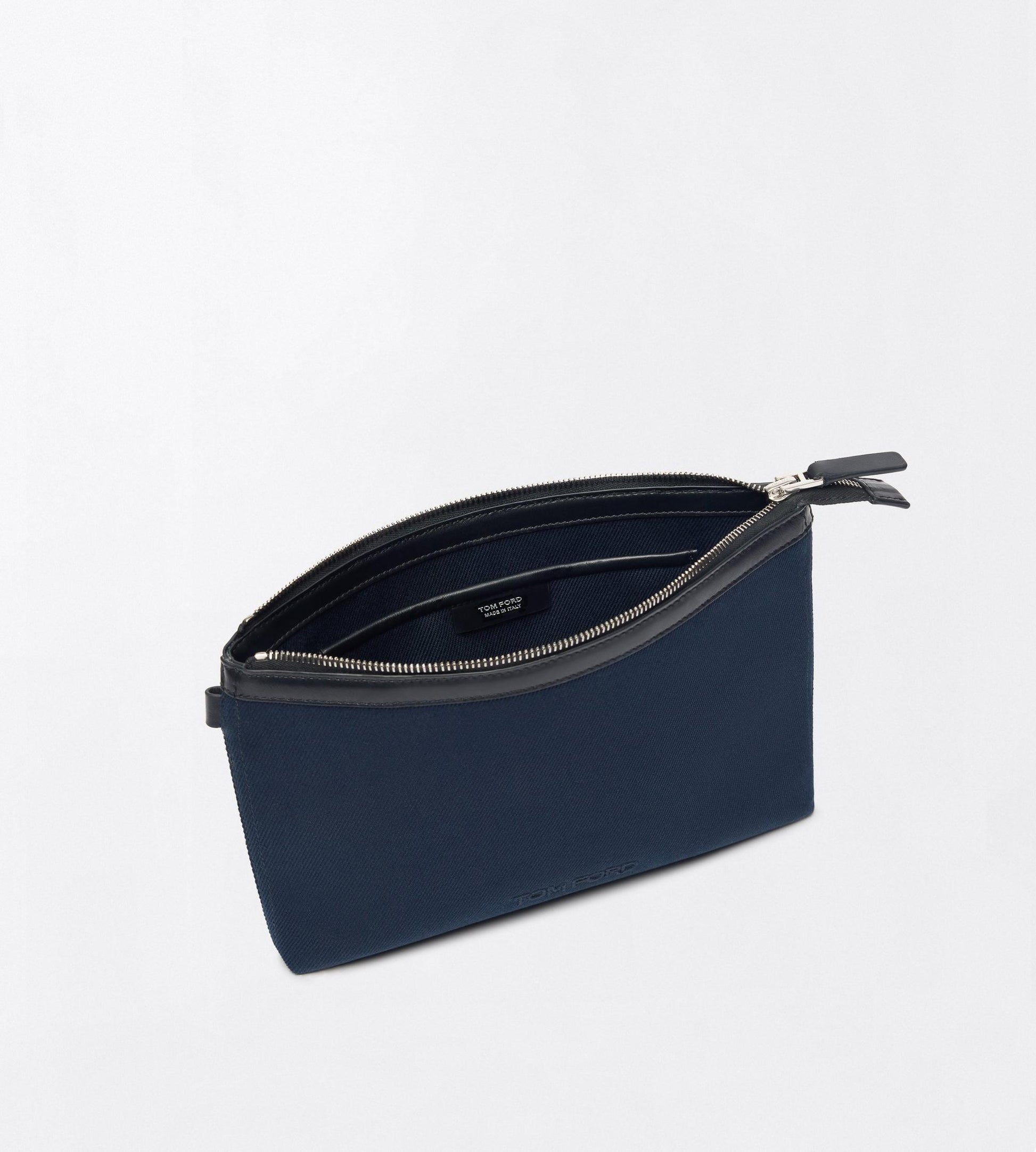 Small Canvas Pouch With Wristlet