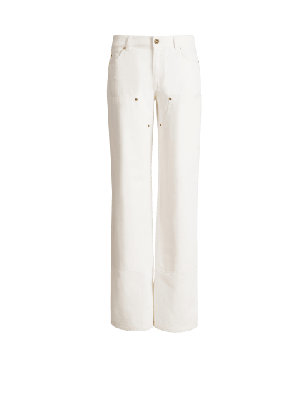 Loose-fit denim jeans