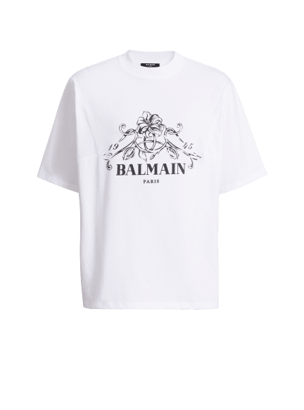 Printed Balmain Vine T-shirt