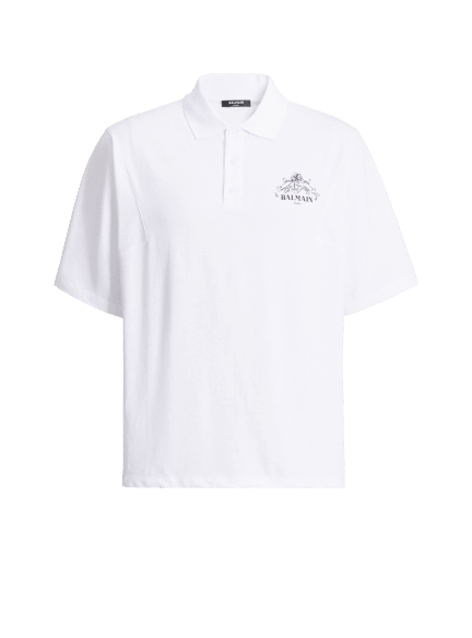 Printed Balmain Vine polo