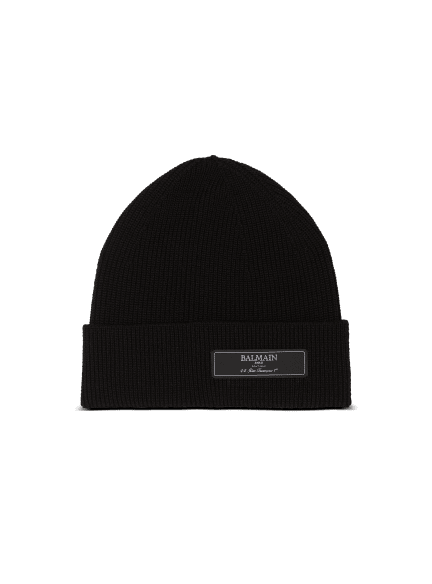 Balmain Paris wool beanie