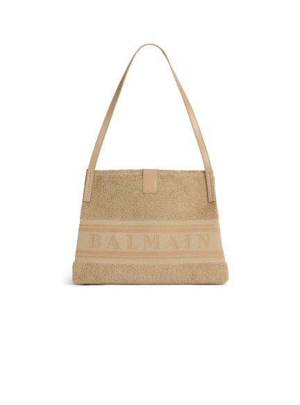 Small Release tote bag in cotton bouclé