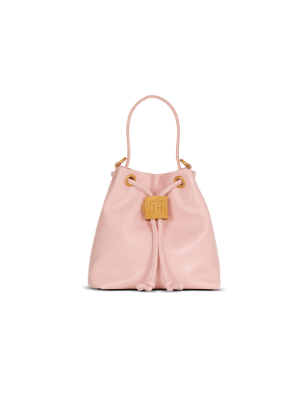 Mini Pulse Bucket bag in smooth leather