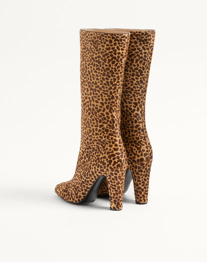 Hotty Boot In Pony-effect Calfskin 100mm