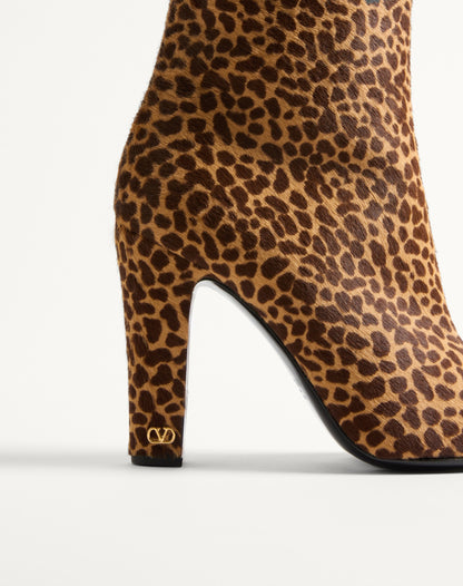 Hotty Boot In Pony-effect Calfskin 100mm