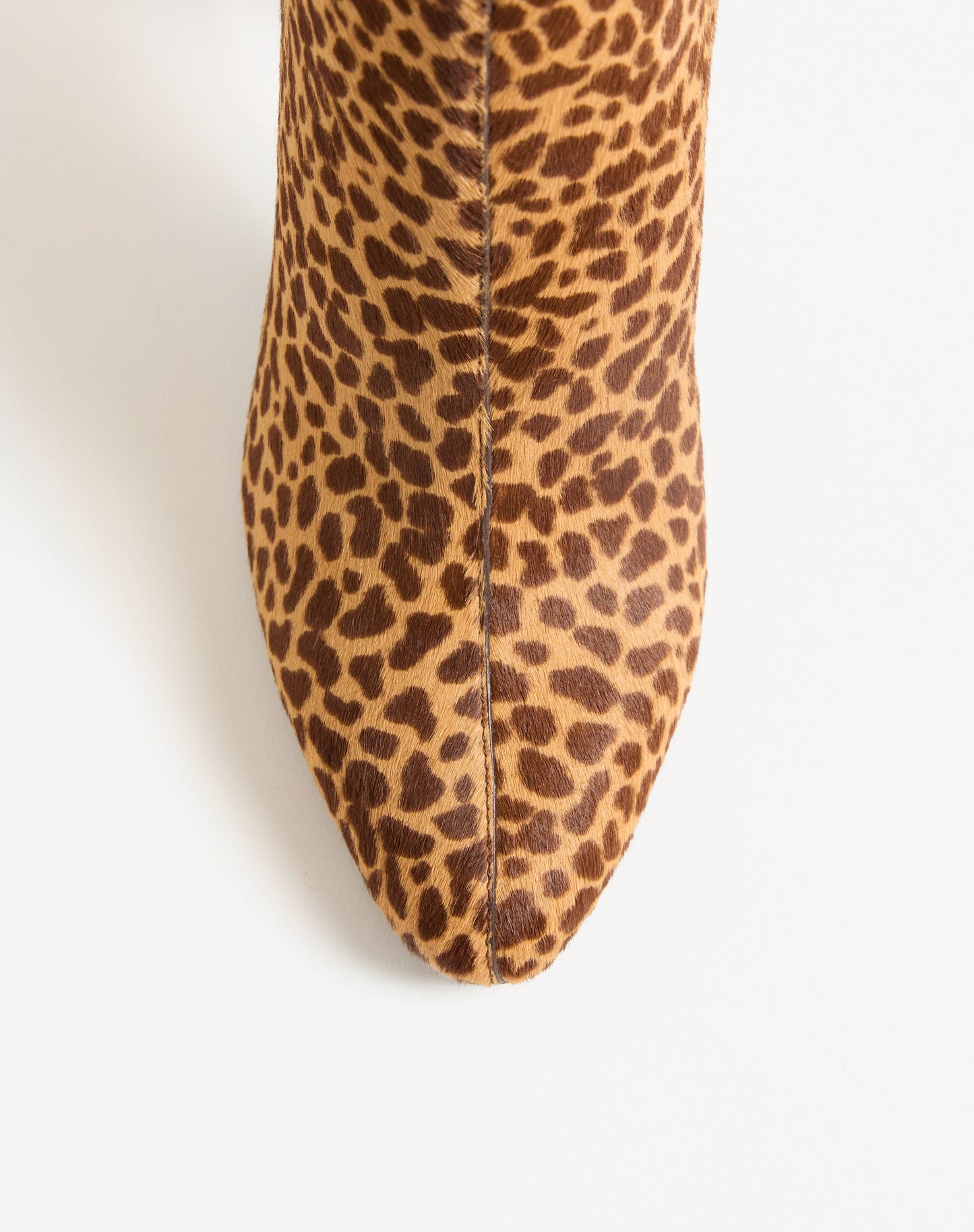 Hotty Boot In Pony-effect Calfskin With Floral Embroidery And Fur 100mm