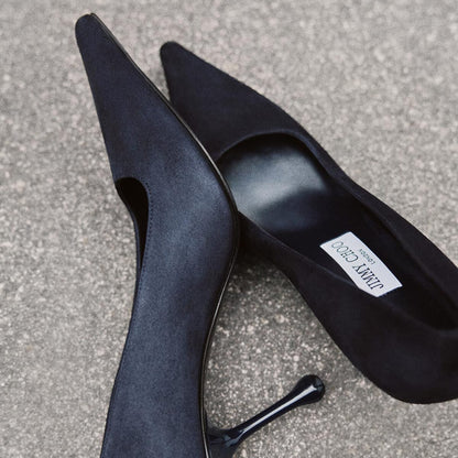 Ixia 80 Marine Suede Pumps