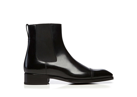 Burnished Leather Gianni Ankle Boot