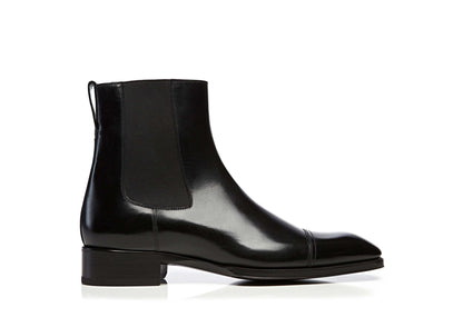 Burnished Leather Gianni Ankle Boot