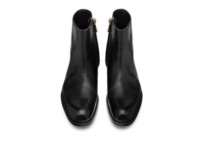 Burnished Leather Edgar Zip Boot