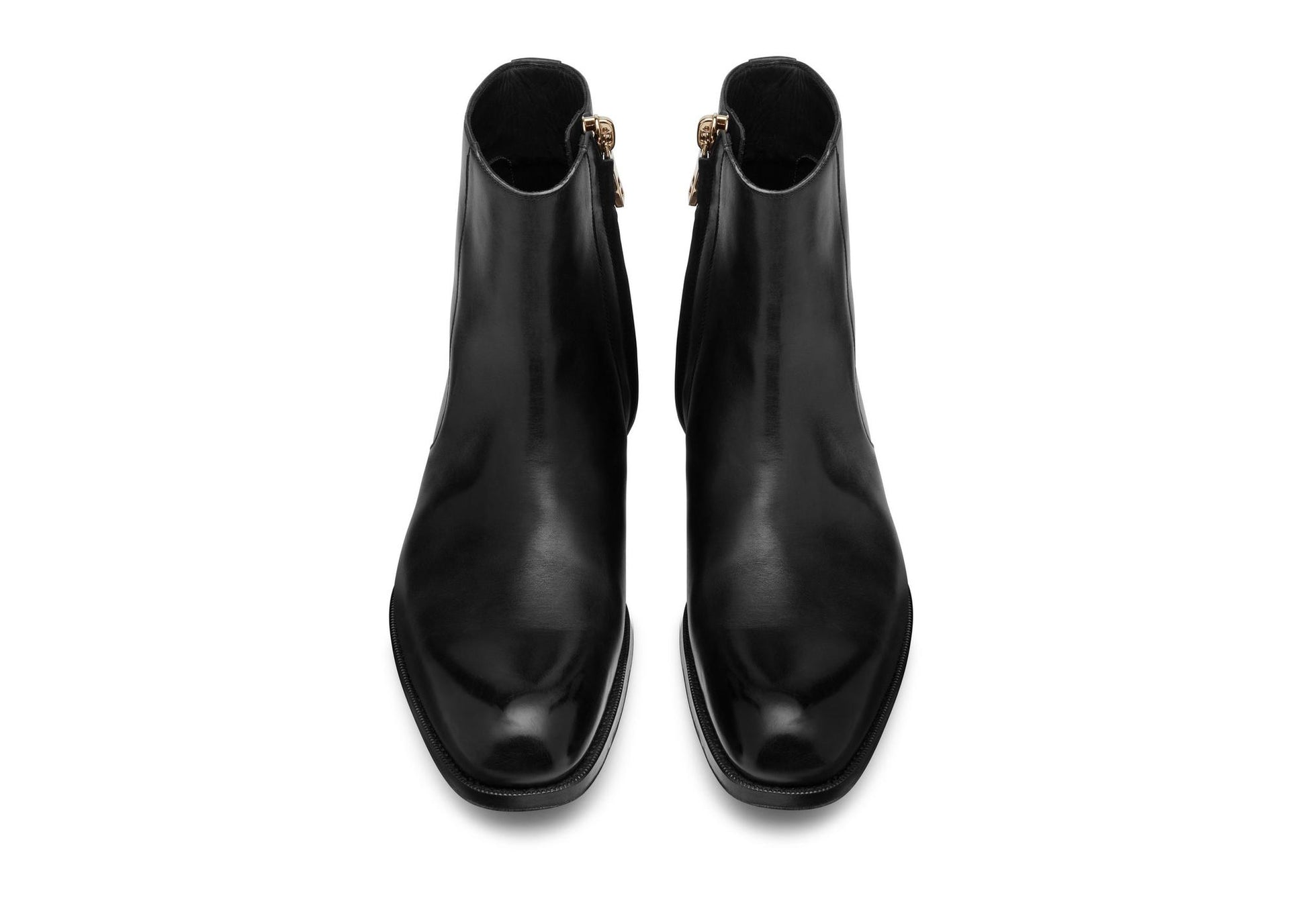Burnished Leather Edgar Zip Boot