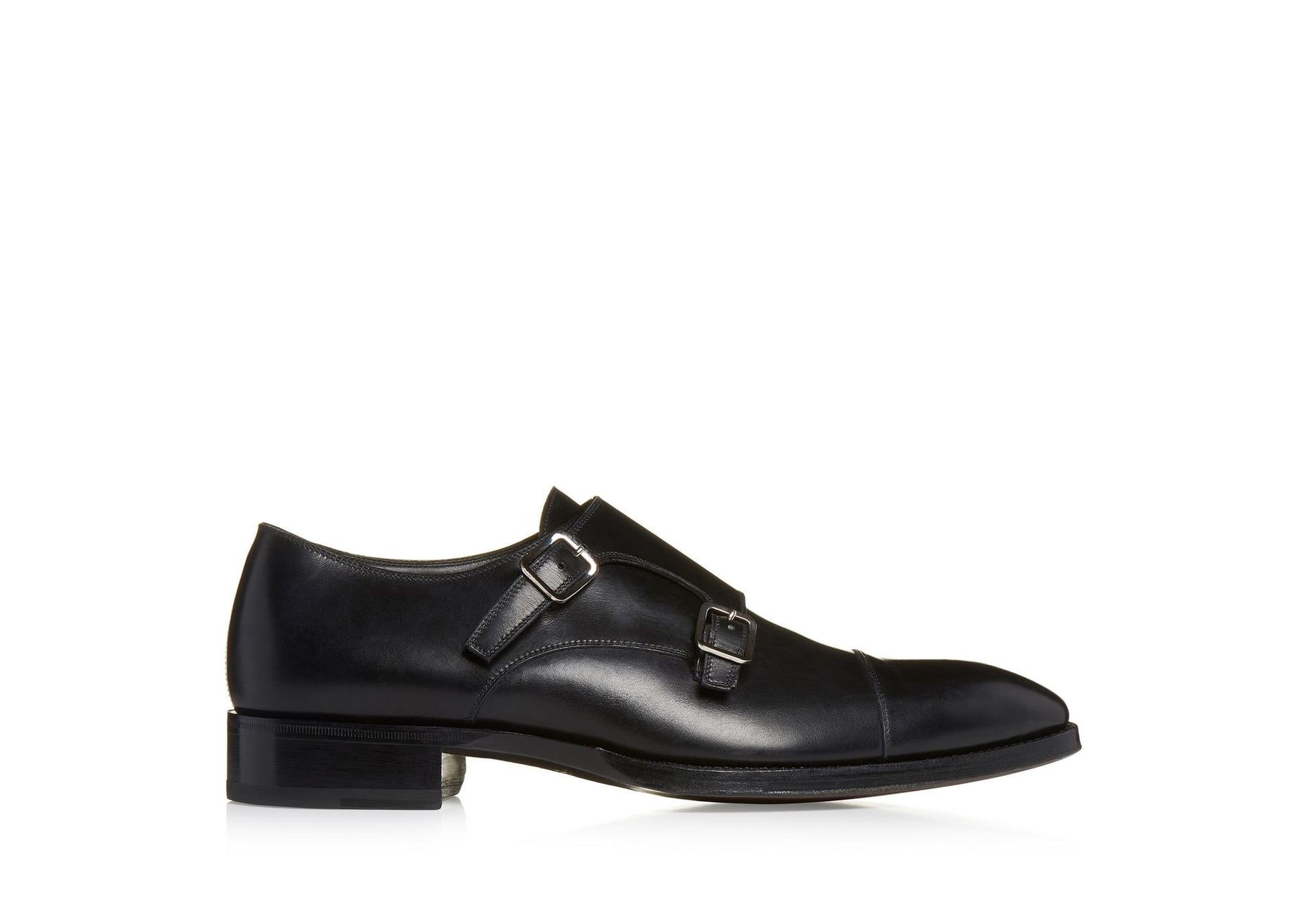Burnished Leather Elkan Monk Strap