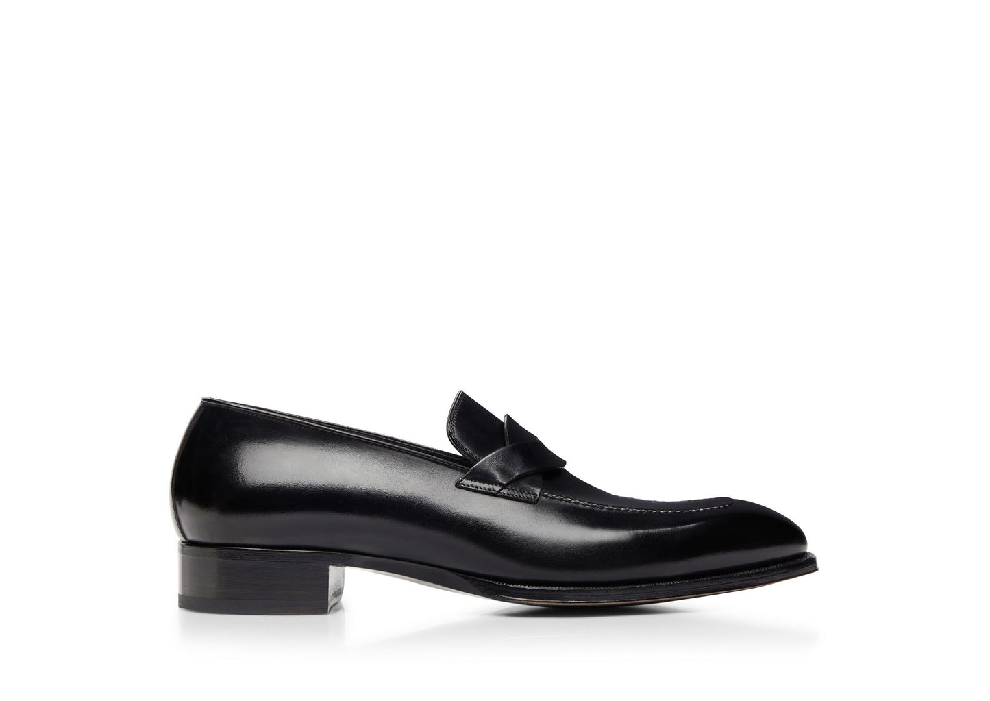 Burnished Leather Elkan Twisted Band Loafer
