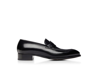 Burnished Leather Elkan Twisted Band Loafer