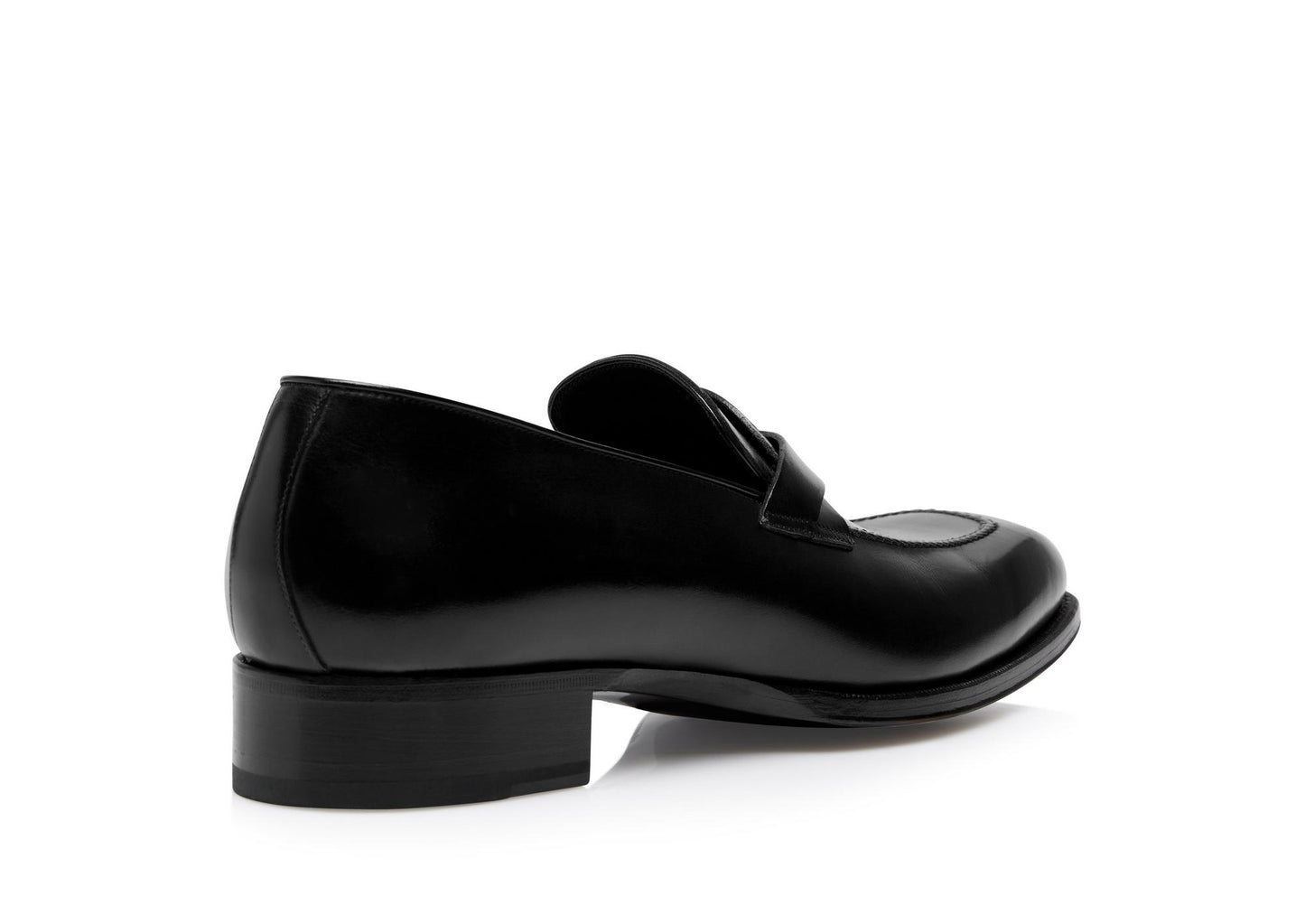 Burnished Leather Elkan Twisted Band Loafer