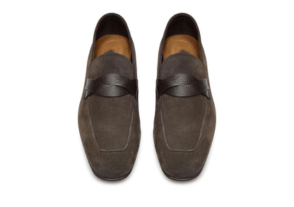 Suede Sean Twisted Band Loafer