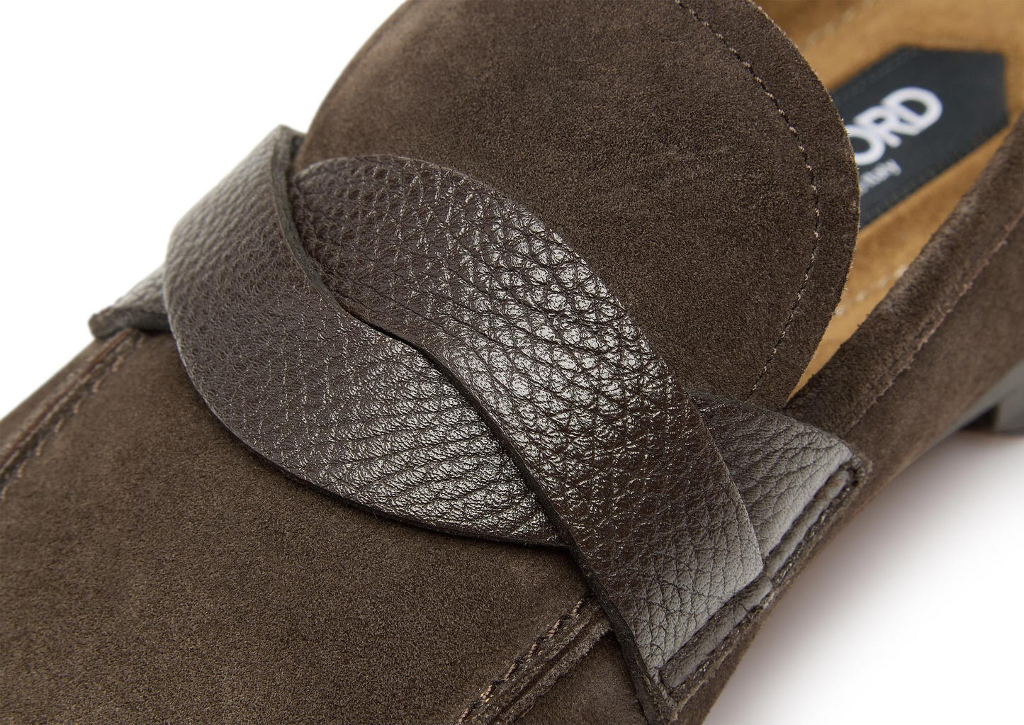 Suede Sean Twisted Band Loafer